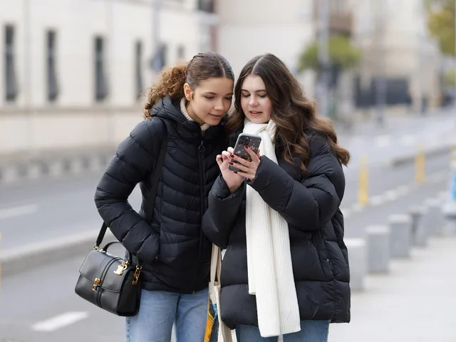 women, beauty, outdoors, casual, looking, smartphone, sidewalk, winter, urban, lifestyle, portrait, friends, girls, together, happy, happinesss, street, snapshot, street photography. Affiliate income questions after your first link