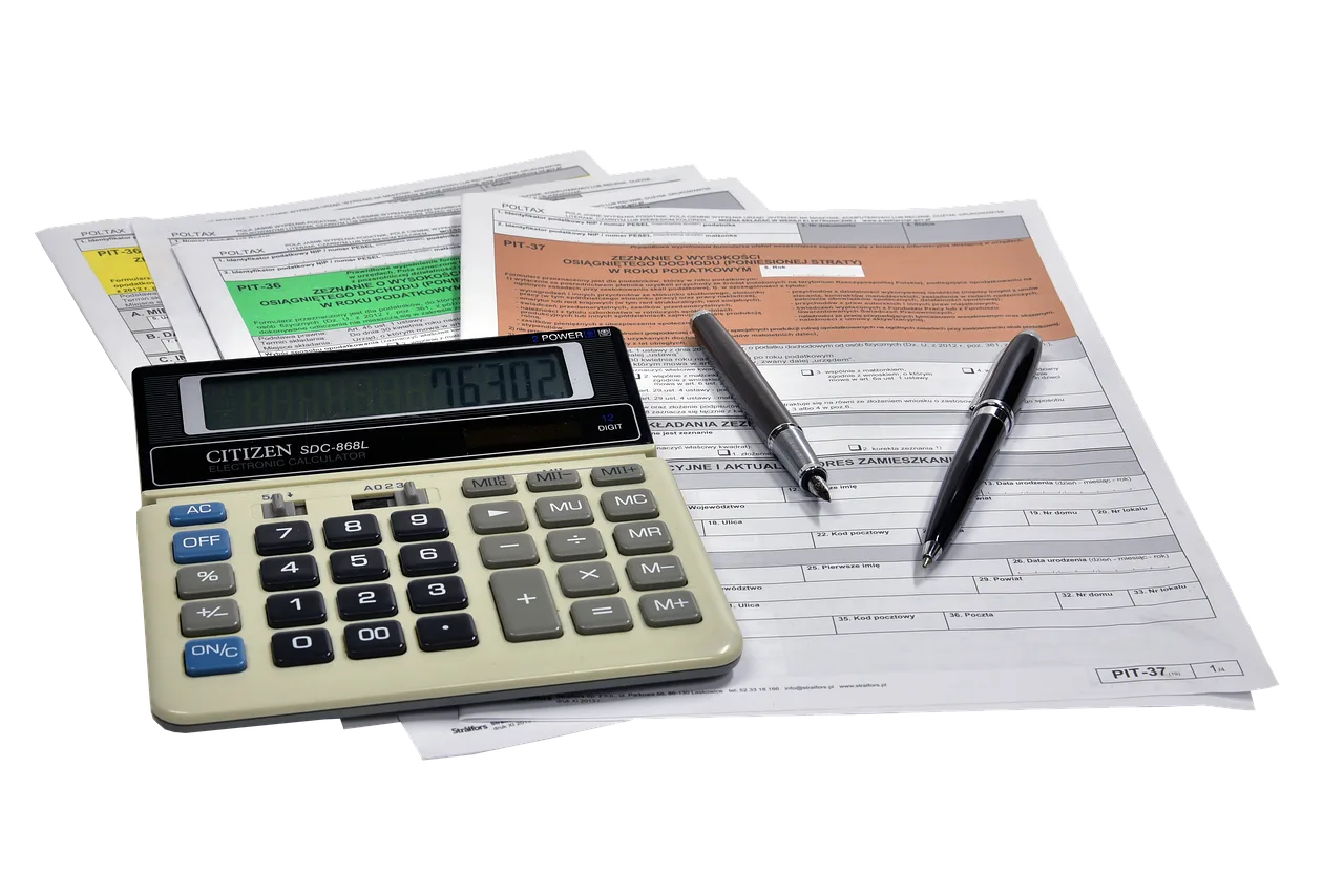 calculator, tax documents, pity, polish tax documents, calculator, calculator, calculator, tax documents, tax documents, tax documents, tax documents, tax documents, pity. Creator taxes examples: twelve invented situations and what to record