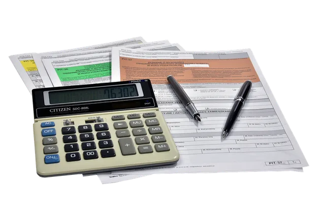 calculator, tax documents, pity, polish tax documents, calculator, calculator, calculator, tax documents, tax documents, tax documents, tax documents, tax documents, pity. Creator taxes examples: twelve invented situations and what to record